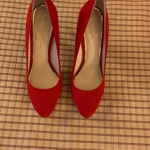Jessica Simpson Red pumps (one of two styles for sale)